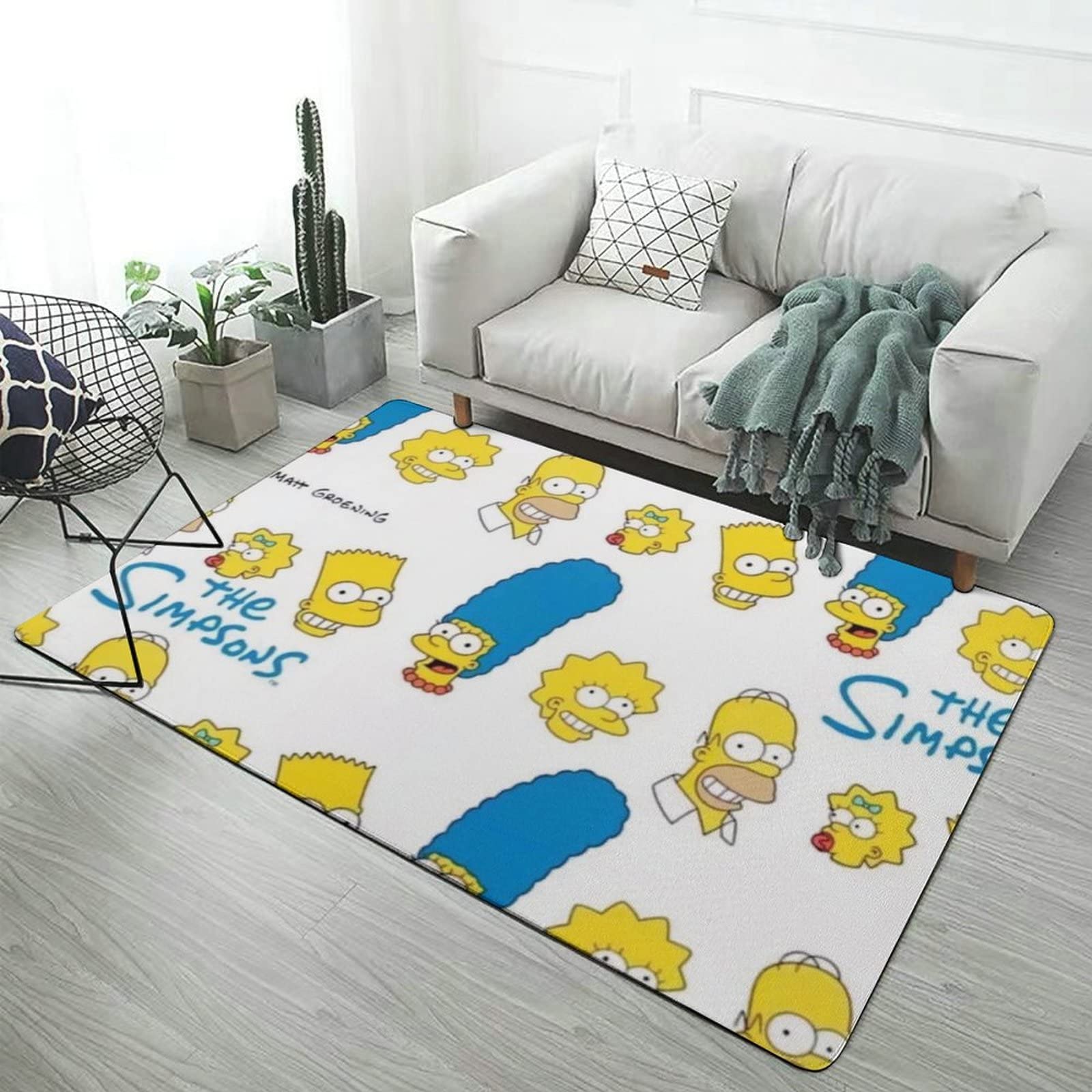 Amazon | シンプソンズ カーペット ラグマット ラグ 絨毯 夏用 床暖房